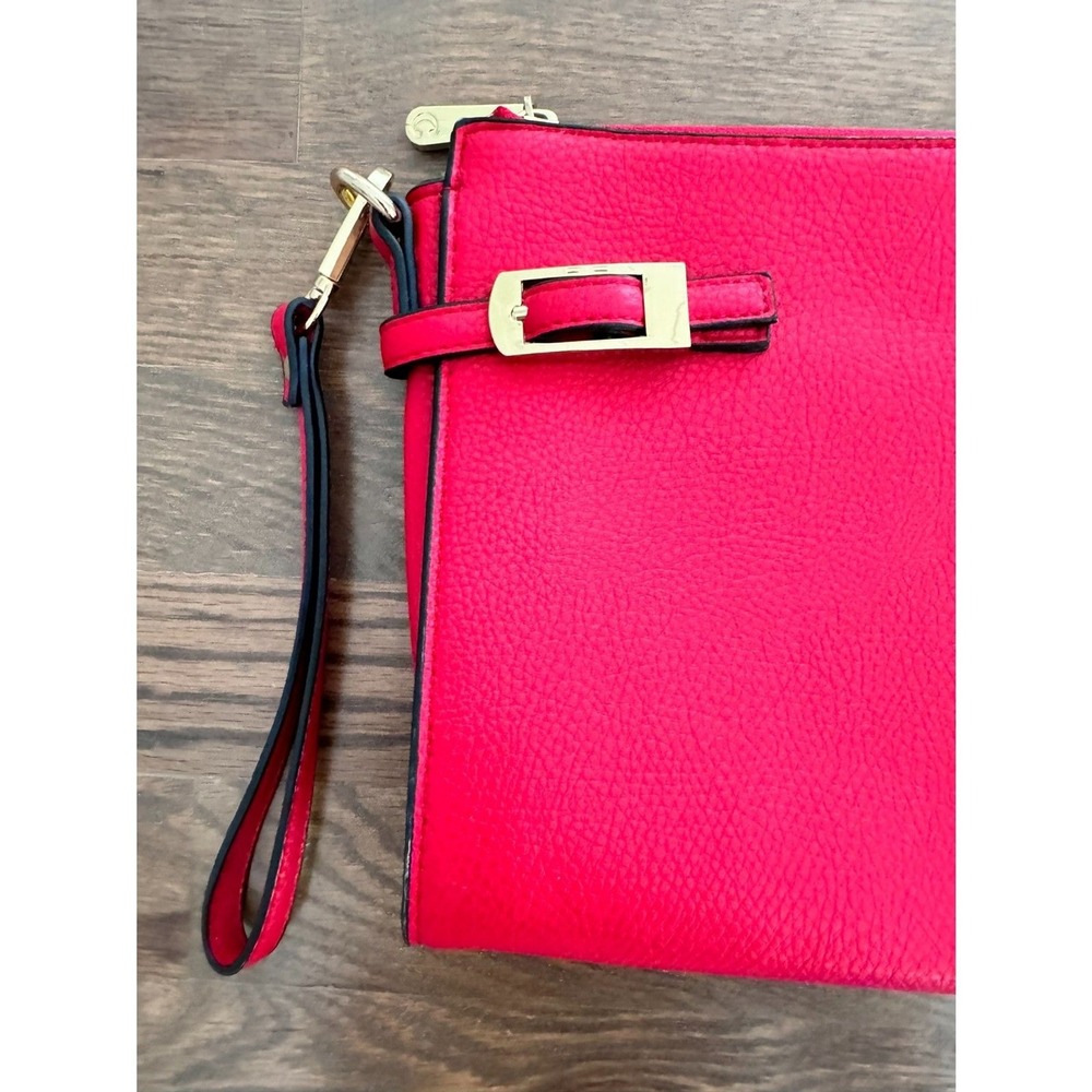 Red Classic Clutch Bag - Picture 3 of 6